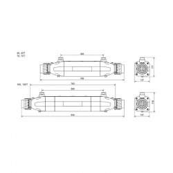 Pahlén Wärmetauscher AQUA-MEX Titanium