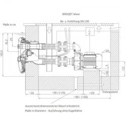 Poolzubehör Gegenstromschwimmanlage BaduJet Wave