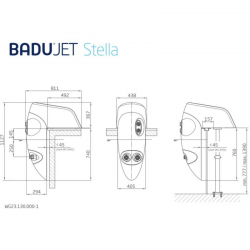 Poolzubehör Einhänge-Gegenstromanlage BaduJet Stella 3 N~ 400/230V