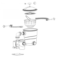 Filteranlage Poolex Max Ø 250 mm 4,8m³/h bis 6,8m³/h
