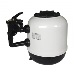 Filterbehälter QP Alaska Coral laminiert mit Seitenventil