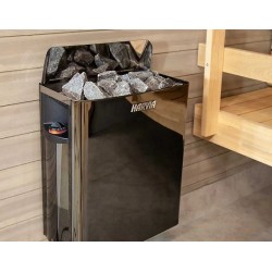 Harvia Wall Black Saunaofen  Modell 4,5 kW bis 9 kW ohne Steuerungseinheit