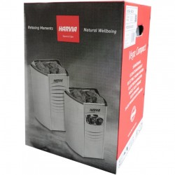 Harvia Vega Saunaofen  Edelstahl-Modell mit Steuergerät