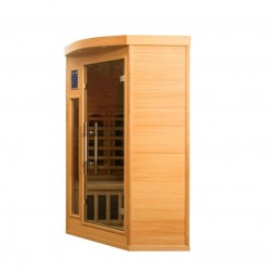Infrarotsauna Apollon Quartz Eckmodell für 23 Personen Moderne Wärmekabine