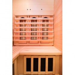 Infrarotsauna Apollon Quartz Eckmodell für 23 Personen Moderne Wärmekabine