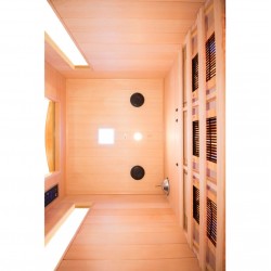 Infrarotsauna Apollon Quartz für 23 Personen Effiziente Wärmekabine für Zuhause