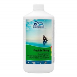 Flockfix fluessiges Flockmittel fuer Pools Chemoform 1 L