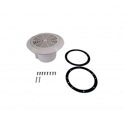 Einbauteile-Set für Styroporpools 1 x Breitmaulskimmer 2 x Einlaufdüsen 2 x Wanddurchführungen 1 x Bodenablauf