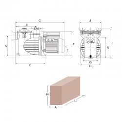 Poolpumpe SACI OPTIMA Filterpumpe Einphasig
