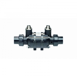 Wärmetauscher D-KWT AISI VA Plastic Line Daprá mit Edelstahlwellrohr