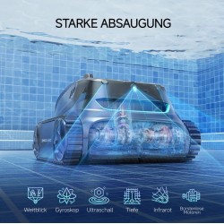 Poolroboter WYBOT E-TRON SOLAR VISION S2 Solar Poolreiniger Kabellos