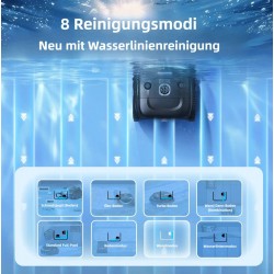 Poolroboter WYBOT C2 VISION Akku Poolreiniger mit APP