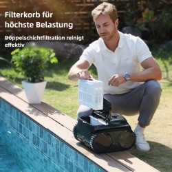 Poolroboter WYBOT C2 VISION Akku Poolreiniger mit APP