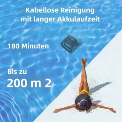 Poolroboter WYBOT C2 VISION Akku Poolreiniger mit APP