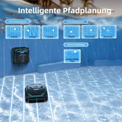 Poolroboter WYBOT C2 VISION Akku Poolreiniger mit APP
