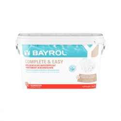BAYROL Complete & Easy Poolpflege mit Chlorgranulat, Algenverhütung & Klareffekt 4,48 kg