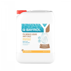 pH-Regulierung Pool BAYROL pH-Minus Liquid Anti Calc Flüssiger pH-Senker 14,9% mit Kalkschutz 20 L
