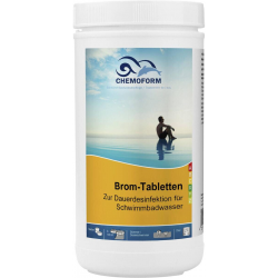 Bromtabletten 20 g für Pool Chemoform 1 kg