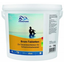 Bromtabletten 20 g für Pool Chemoform 5 kg