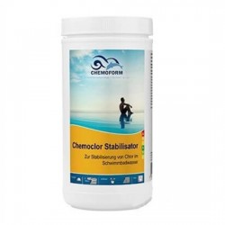 Poolchemie Flüssigchlor Chemoclor Chlorstabilisator für Pool Chemoform 1 kg