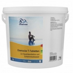 Poolchemie Chlortabletten Chemoclor T Chlortabletten 20 g für Pool Chemoform 5 kg