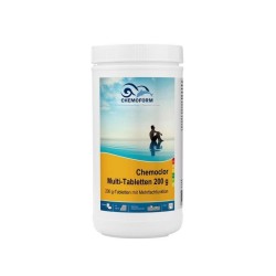 Poolchemie Multifunktion Chemoclor Multifunktionstabletten 200 g für Pool Chemoform 1 kg