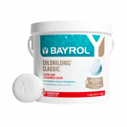 Poolchemie Chlortabletten BAYROL Chlorilong CLASSIC Chlor Tabletten Langzeit 5kg