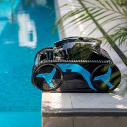 AquaForte AI Wireless M80 Poolroboter kabellos mit Akku | Boden-, Wand- & Wasserlinienreinigung