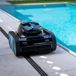 AquaForte AI Wireless M80 Poolroboter kabellos mit Akku | Boden-, Wand- & Wasserlinienreinigung